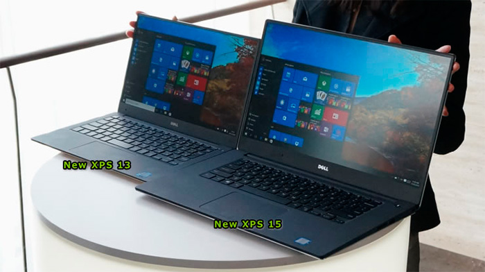 Dell представила новые ноутбуки XPS 13 и 15
